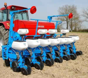 roues semoir monograines pour machinisme agricole.